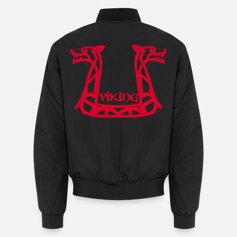 Viking Red Dragon Unisex Bomber Jacket