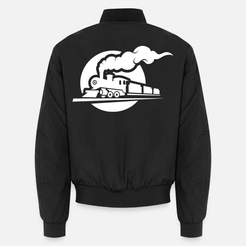 Railway Sketch Unisex Bomber Jacket