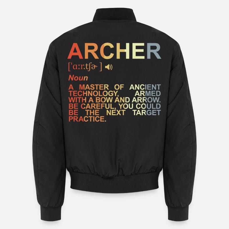 Archer Explication des termes Bomber unisexe