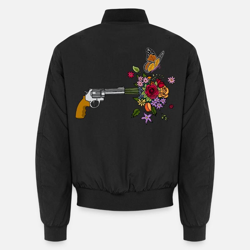 Eine Waffe für den Frieden - Unisex Bomberjacke - Schwarz