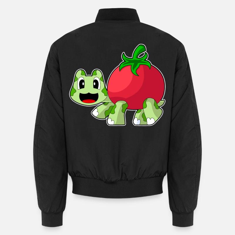 Turtle Tomato - Unisex Bomber Jacket - black