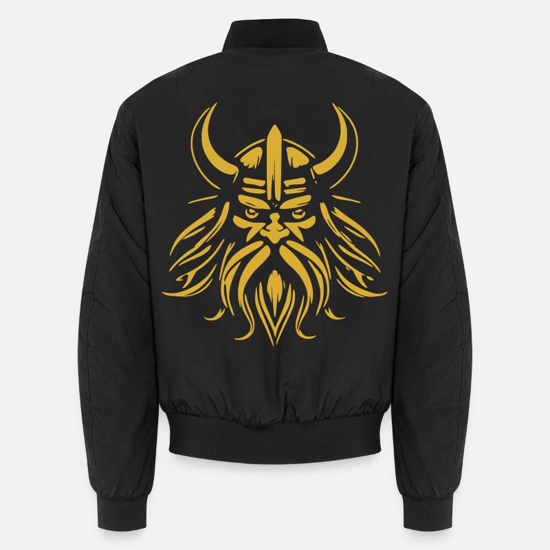 Wikinger - Unisex Bomberjacke - Schwarz