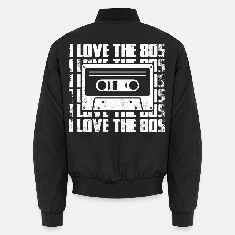 I love the 80s Unisex Bomber Jacket