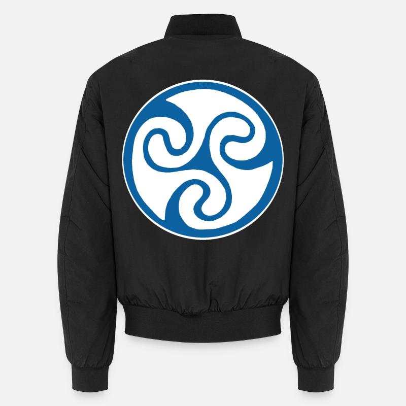 Symbole celte bleu Bomber unisexe