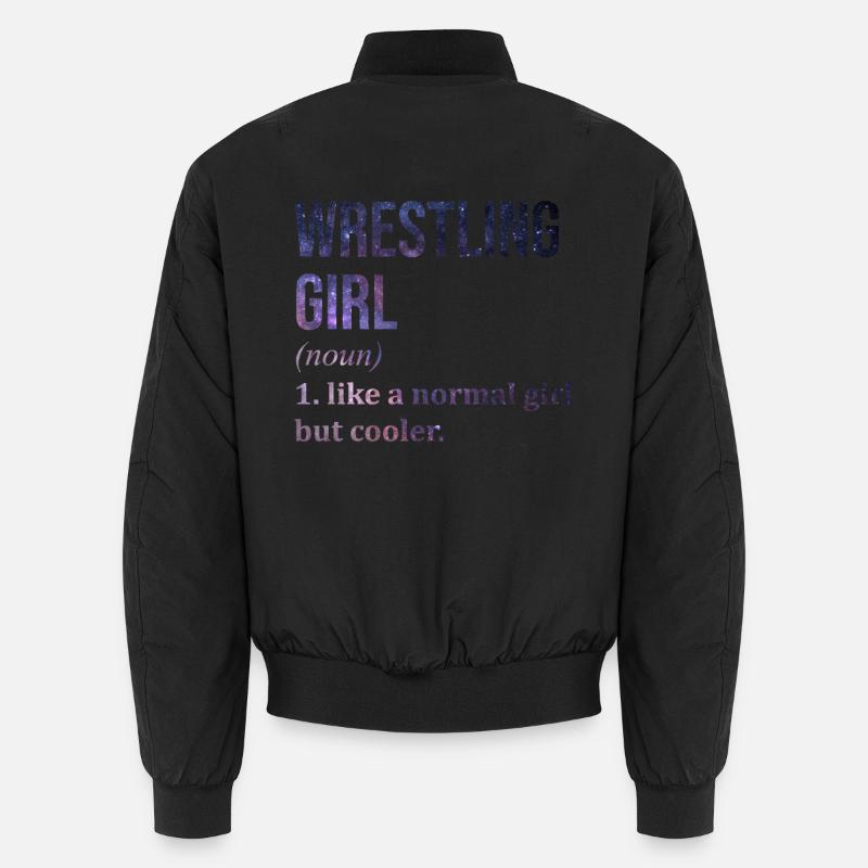 Wrestling - Unisex Bomber Jacket - black
