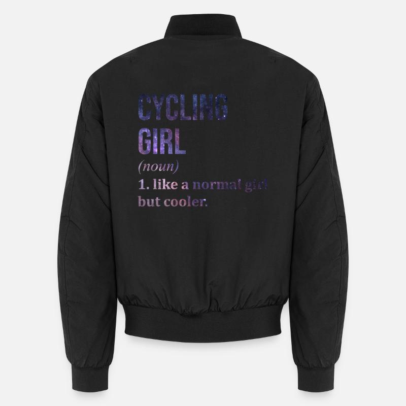 Radfahren Unisex Bomberjacke