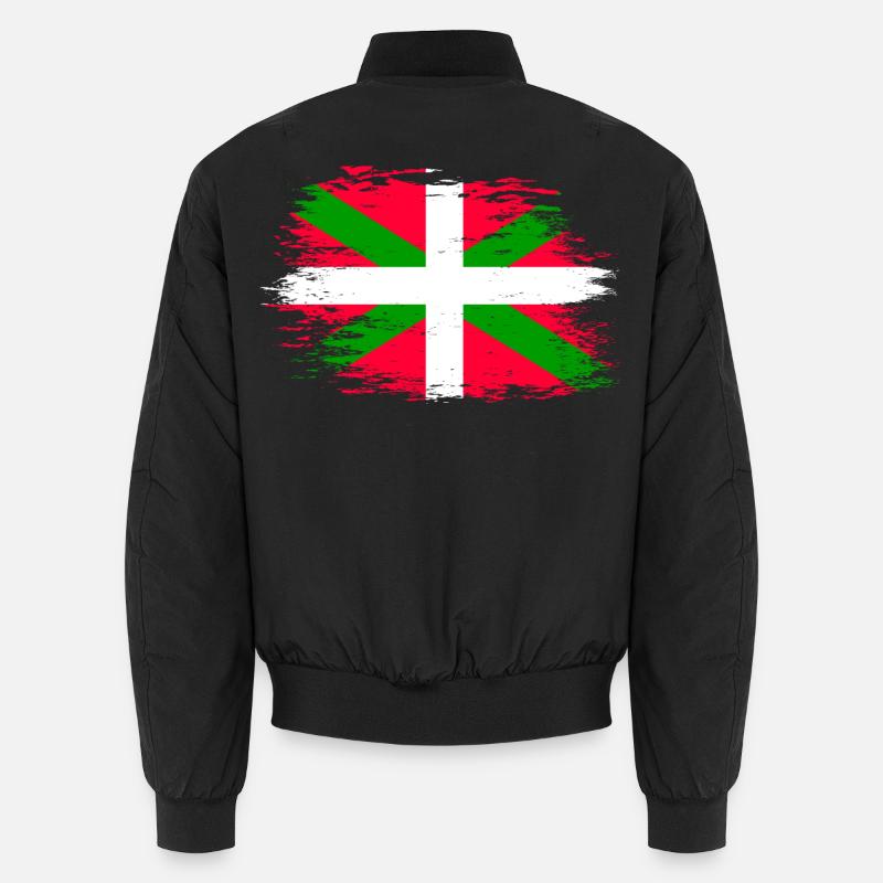 Drapeau basque utilisé Bomber unisexe