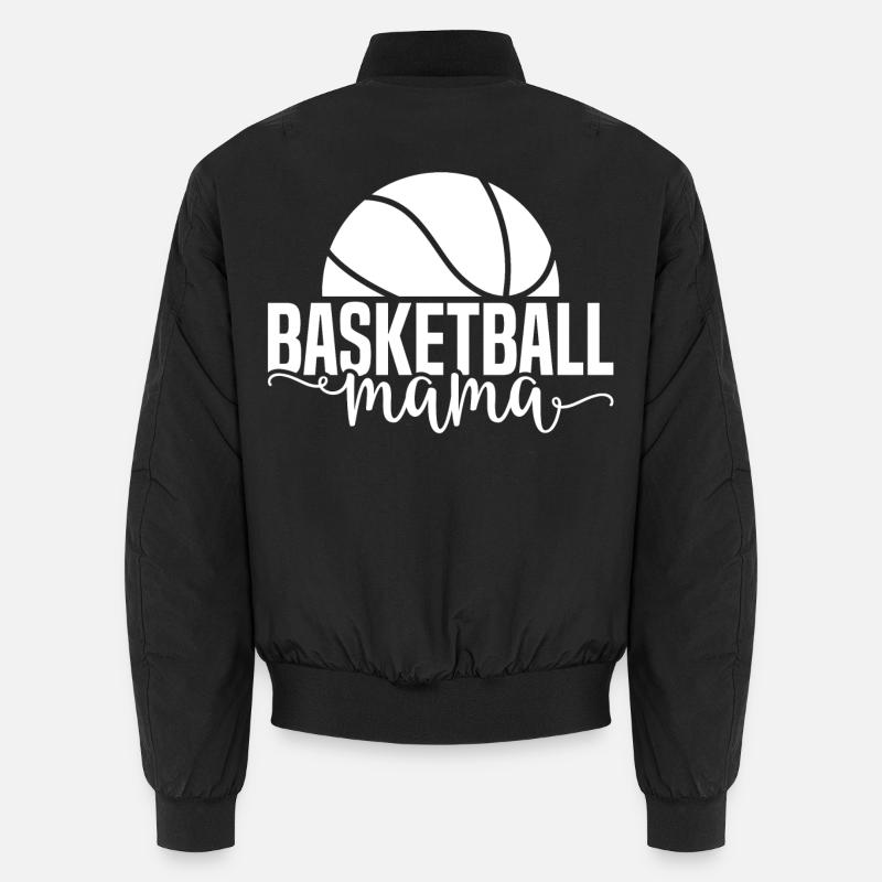 Maman basket blanc - Bomber unisexe - noir