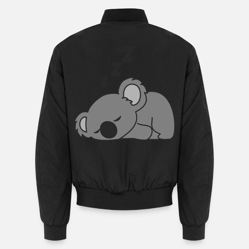 sleepy koala Unisex Bomberjacke