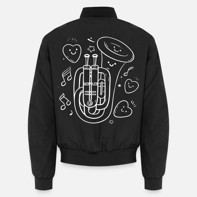 Tuba Comic - Unisex Bomber Jacket - black