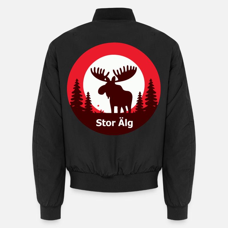 Stor älg Bomber unisexe