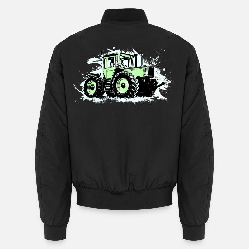Grüner Traktor - MB-trac 1300 - Unisex Bomberjacke - Schwarz