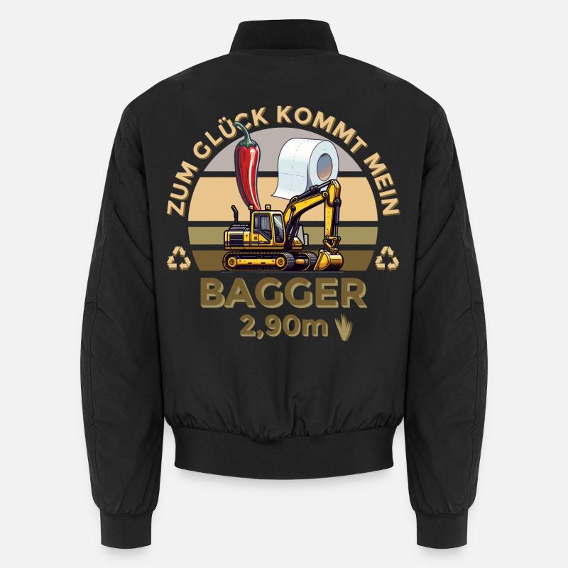 My excavator Unisex Bomber Jacket