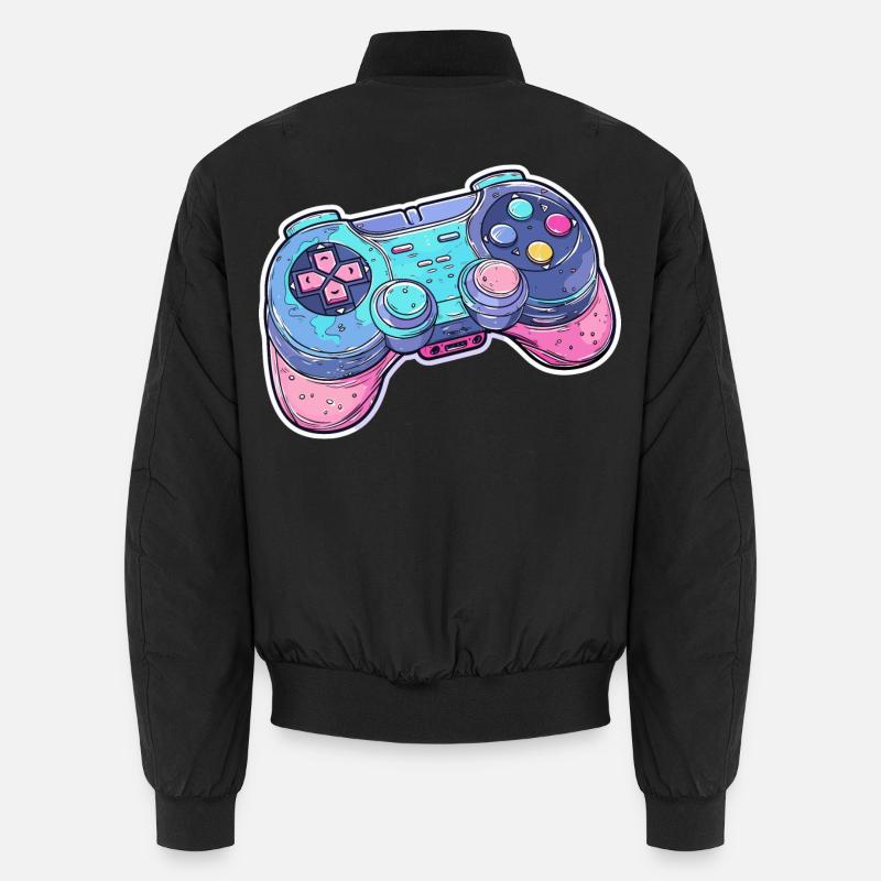 Graphismes de manette de jeu Bomber unisexe