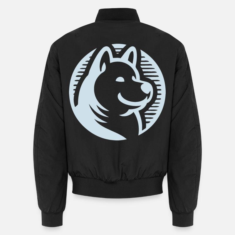 Snowflake - Unisex Bomber Jacket - black