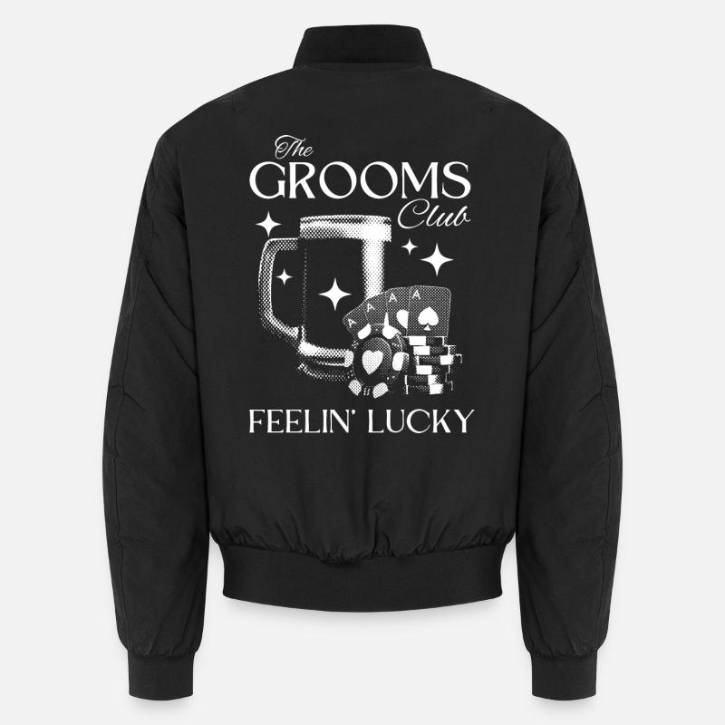 Grooms Club - Design per serate da uomo - Giacca bomber unisex - nero