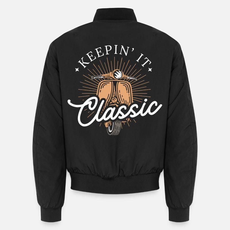 Keepin' It Classic - Scooter rétro Bomber unisexe