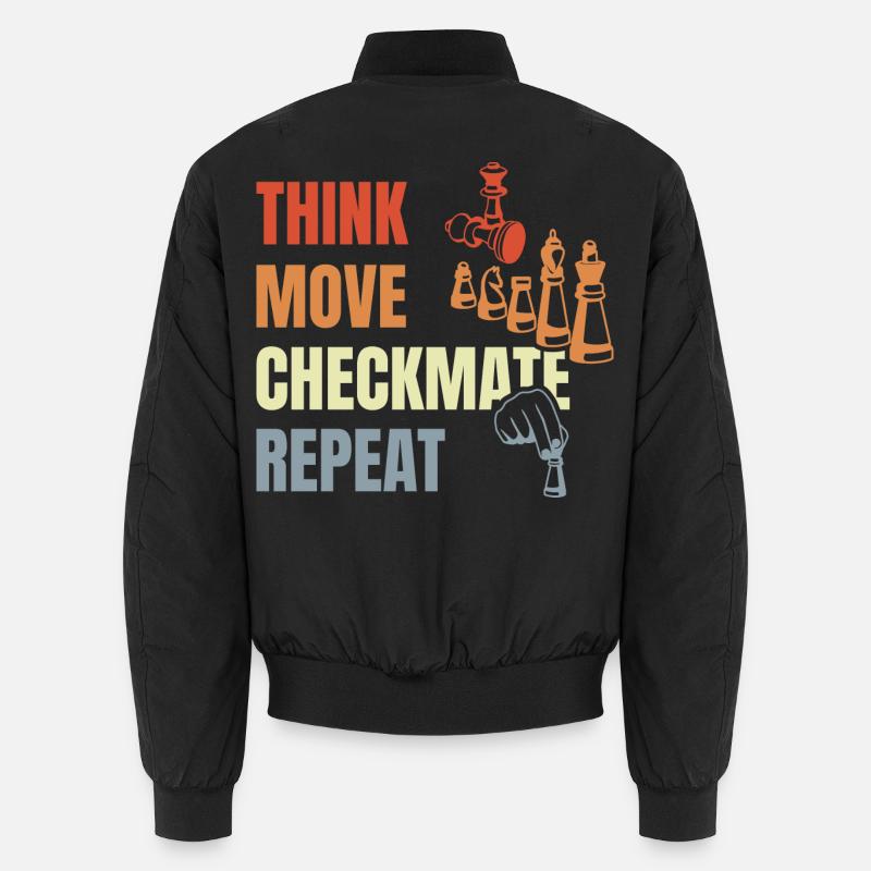 Chess Player Quote Unisex Bomber Jacket