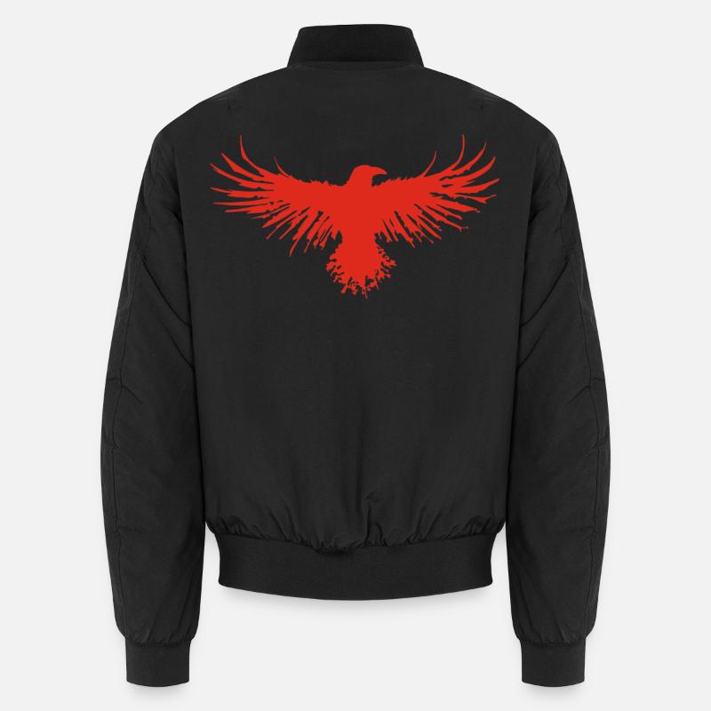 Le vol du corbeau rouge Bomber unisexe