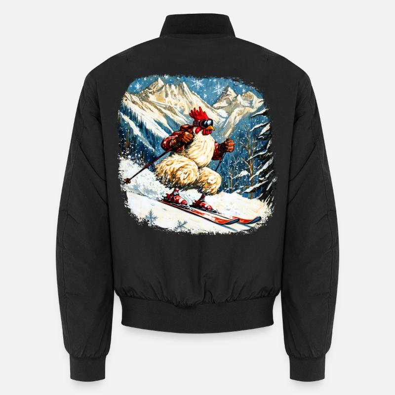 Ski Chickens Unisex Bomber Jacket