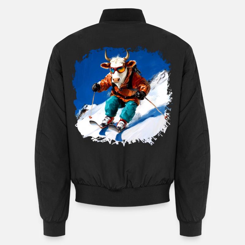 Cows Ski Unisex Bomber Jacket