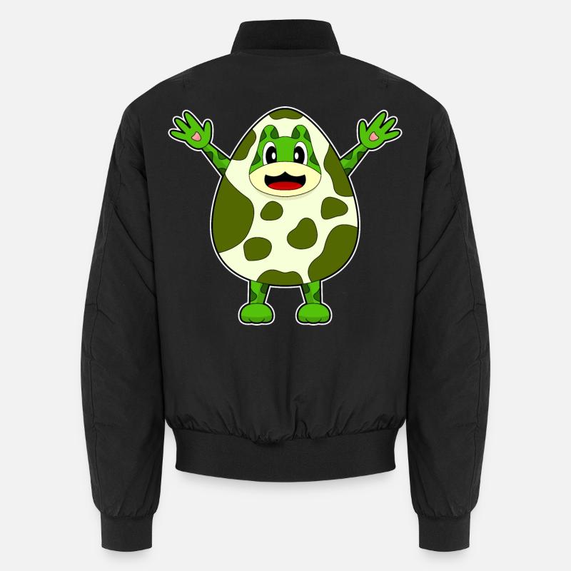Frosch Ei - Unisex Bomberjacke - Schwarz