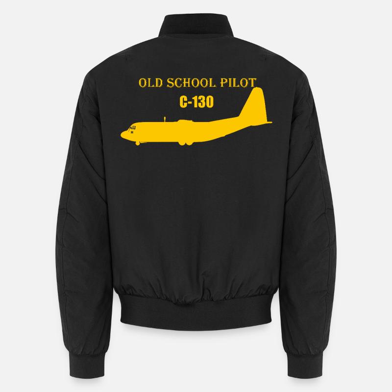 Old school pilot C-130 Unisex Bomberjacke