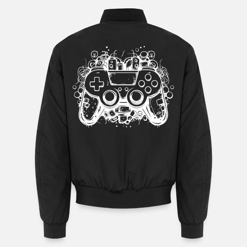 Spiel Controller - Unisex Bomberjacke - Schwarz