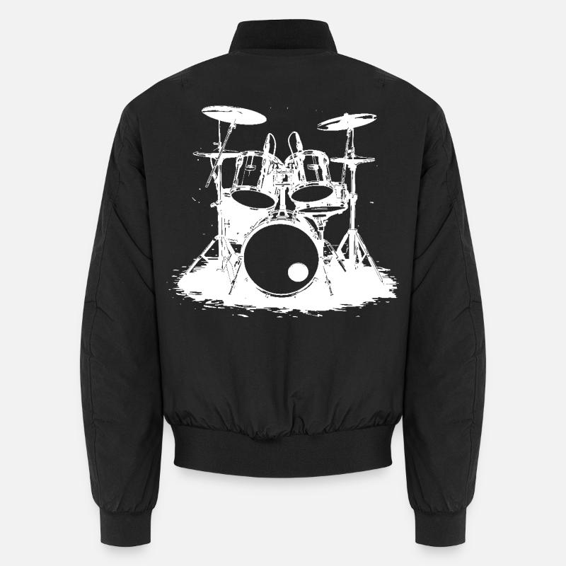 Percussion - Bomber unisexe - noir