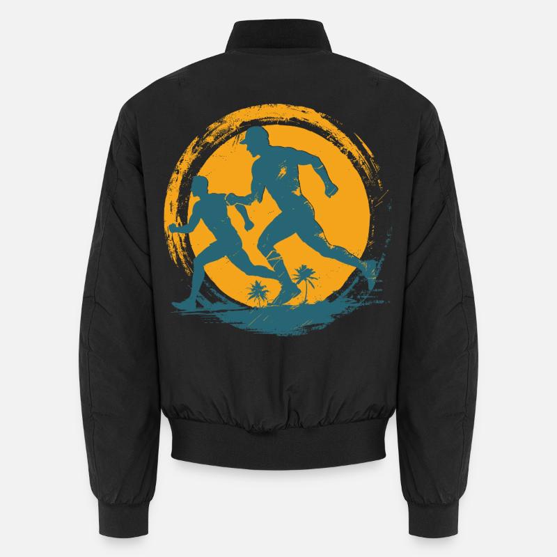 Marathonläufer Unisex Bomberjacke