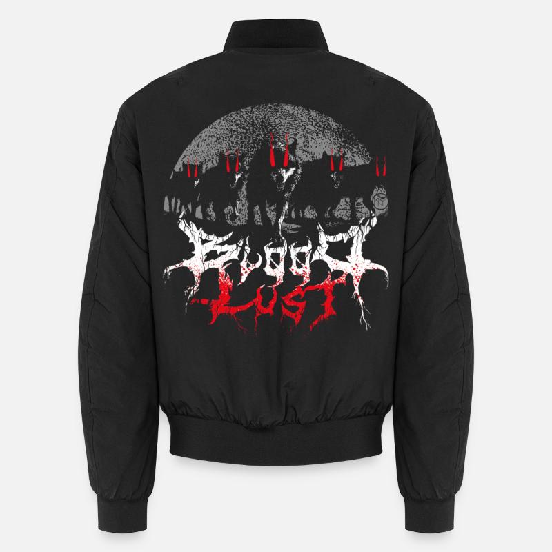 Bloodlust Wolf Pack - Unisex Bomberjacke - Schwarz