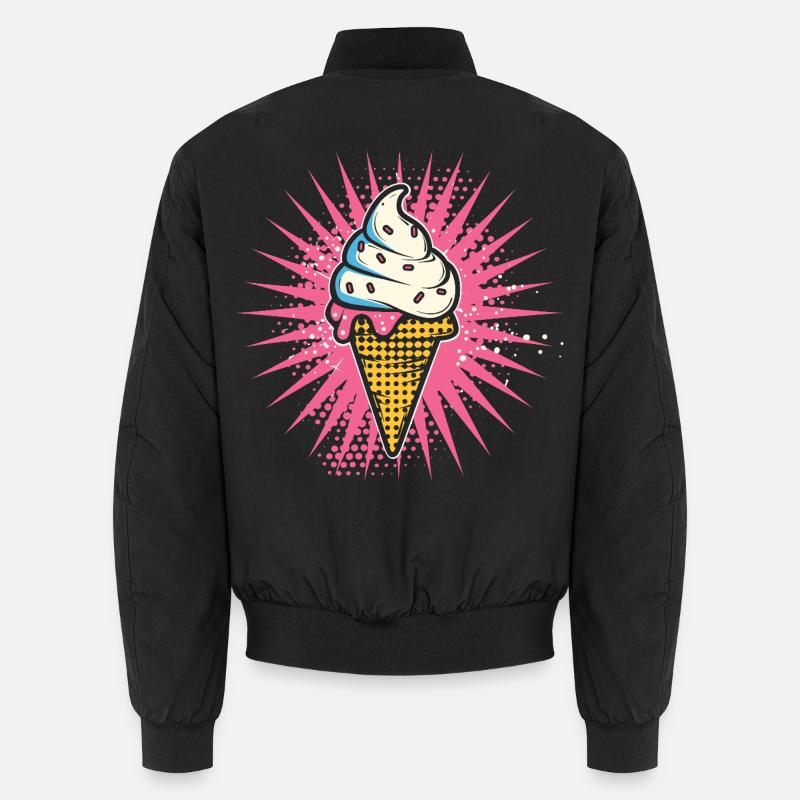 Glace Dessin animé Look Bomber unisexe