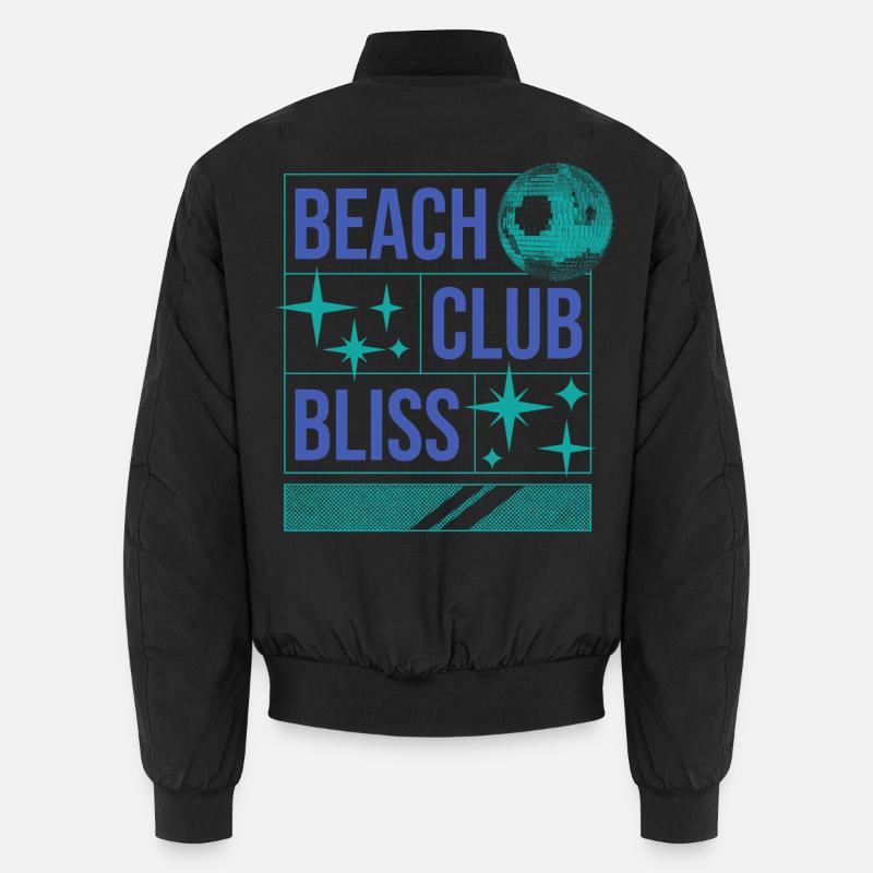 Beach Club Bliss – Summer & Party Vibes - Unisex Bomber Jacket - black