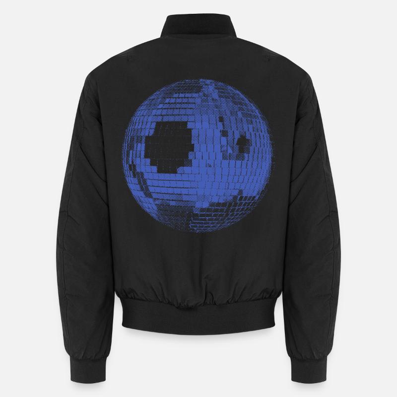 Disco Ball – Retro Party Vibes - Unisex Bomberjacke - Schwarz