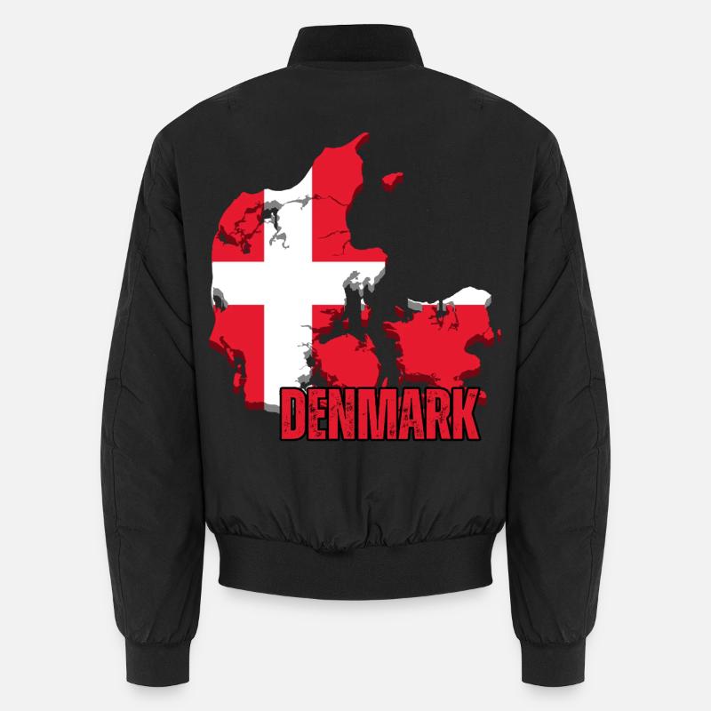Dänischer Stolz, Flagge von Dänemark Unisex Bomberjacke
