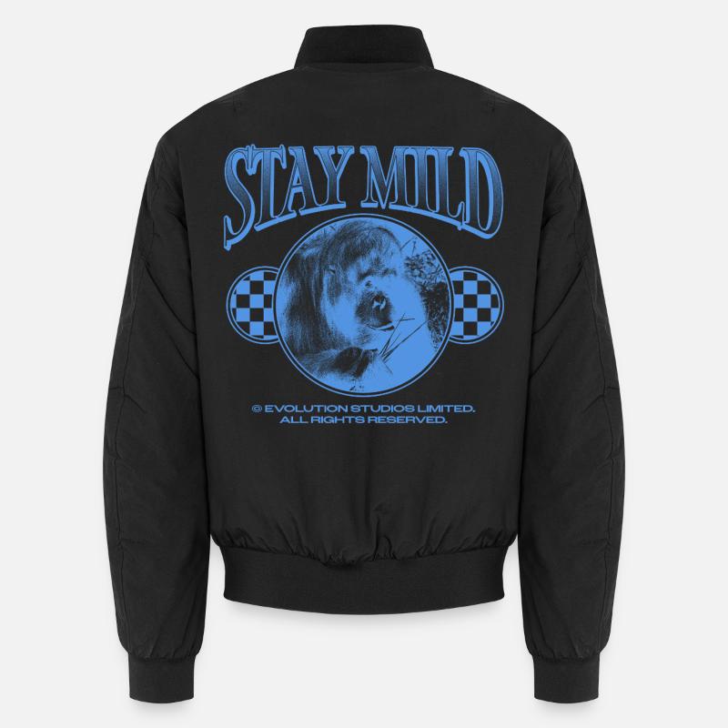 Stay Mild – Chill Vibes Only Unisex Bomberjacke