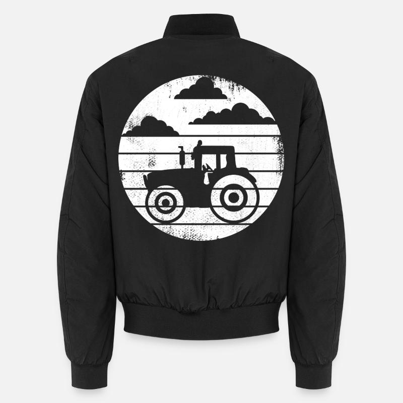 Traktor - Unisex Bomberjacke - Schwarz