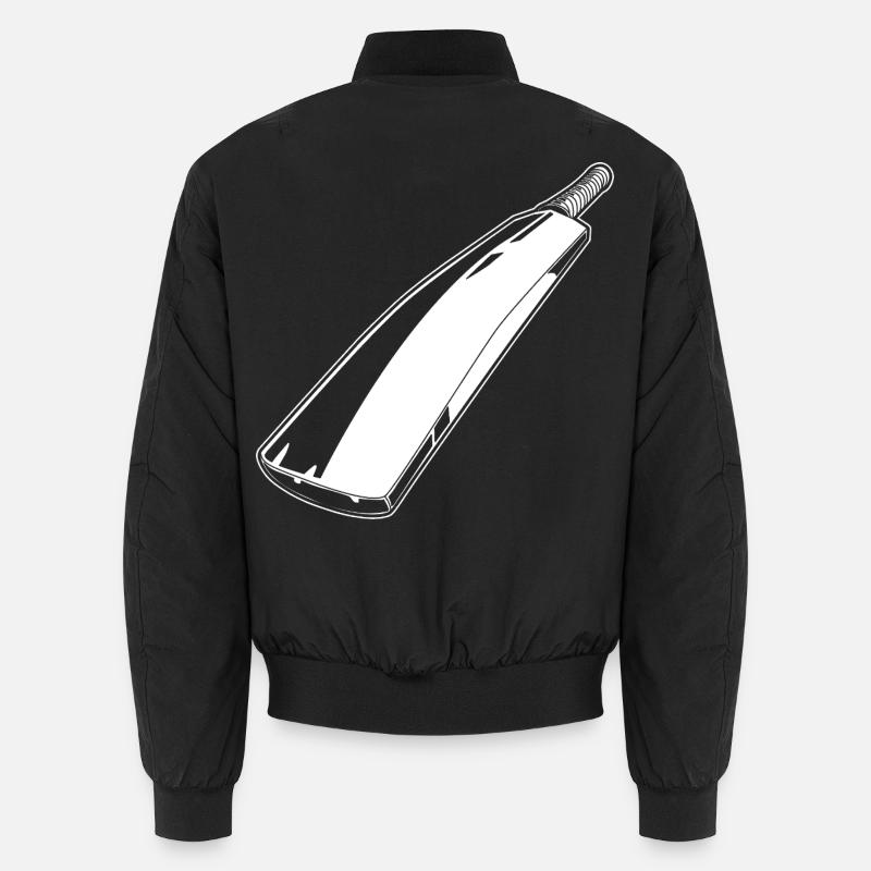 Cricket bat Drawing Unisex Bomber Jacket