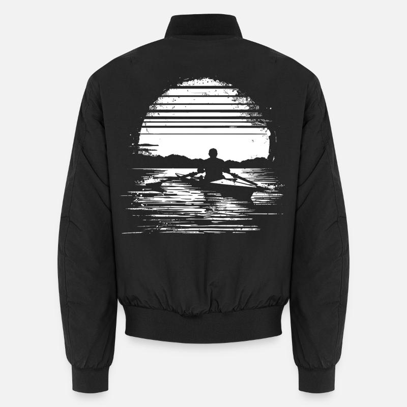 Rowing Sketch Unisex Bomber Jacket