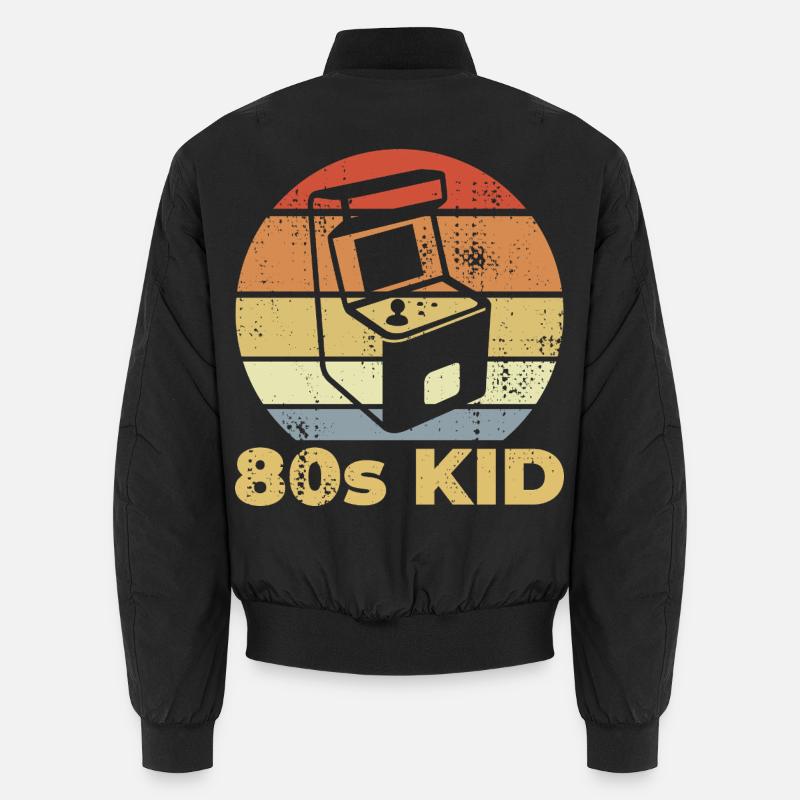 Gaming 80s Kid Unisex Bomber Jacket
