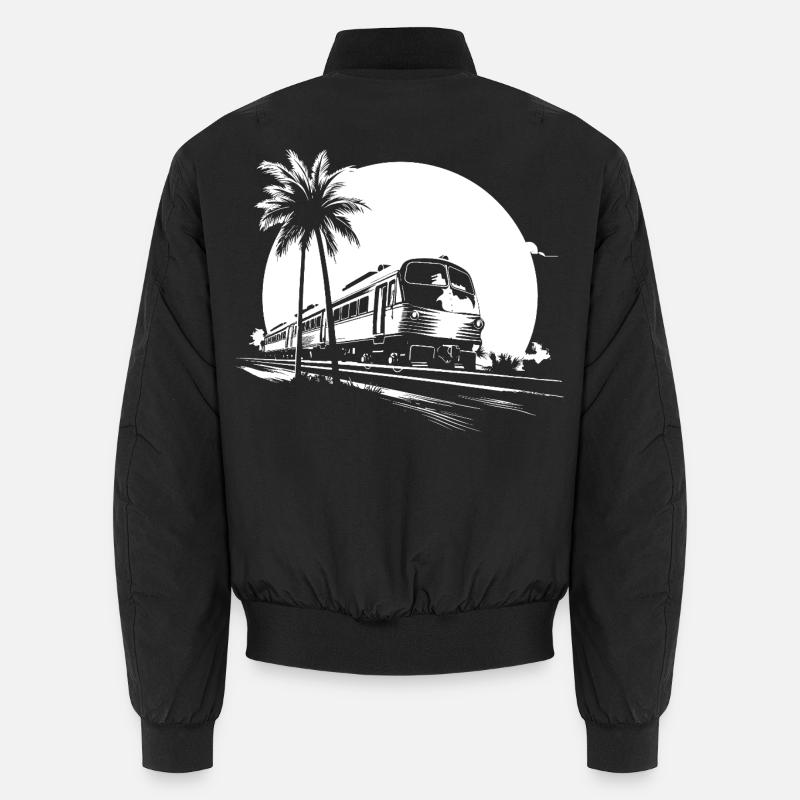 Graphismes de train Bomber unisexe