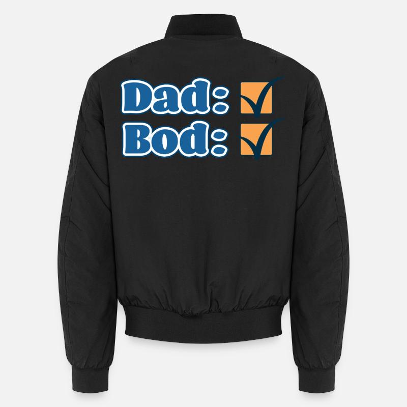 Dad Bod Approved – Fun Father's Day Design Unisex Bomber Jacket