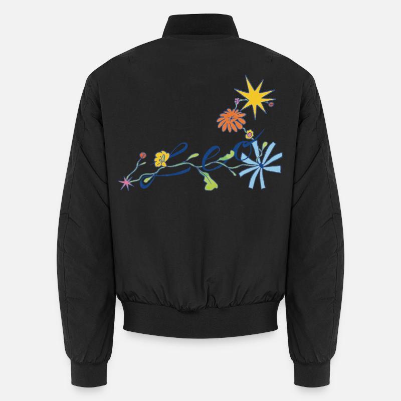 Leo – Kreative Sternzeichen-Illustration Unisex Bomberjacke