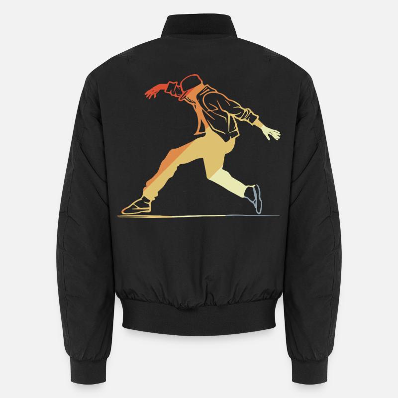 Retro Breakdancing Unisex Bomber Jacket