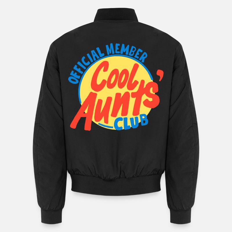 Cool Aunts' Club Emblem - Unisex Bomber Jacket - black