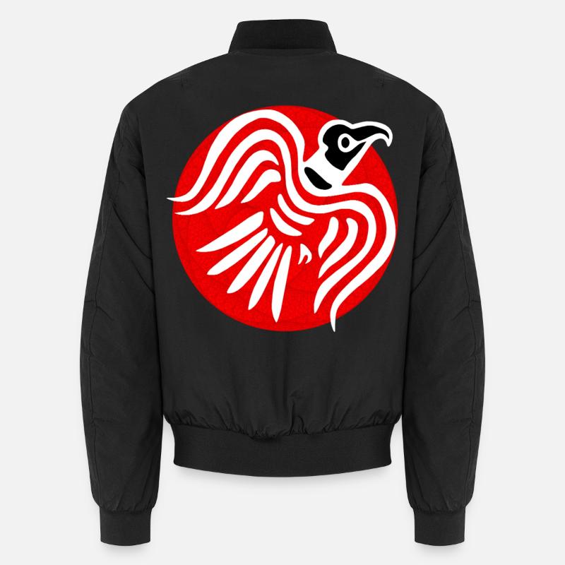 Corbeau viking Bomber unisexe