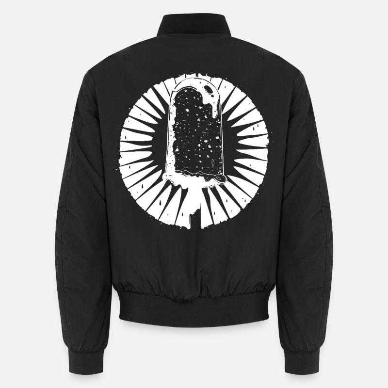 Cream Sketch Unisex Bomber Jacket