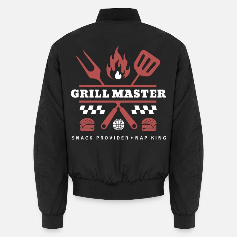 Grill Master BBQ Style - Bomber unisexe - noir