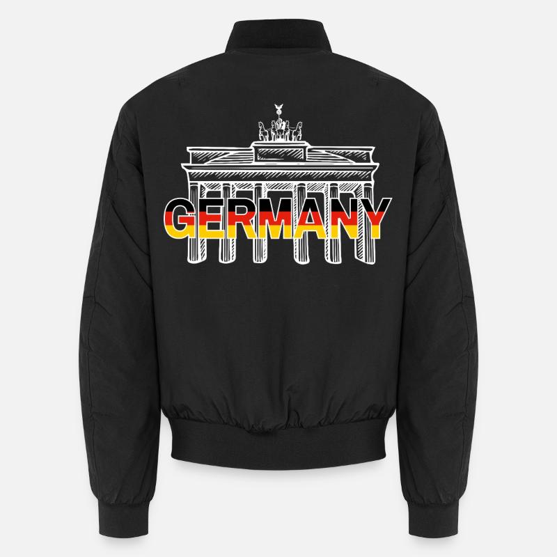 GERMANY - Unisex Bomberjacke - Schwarz