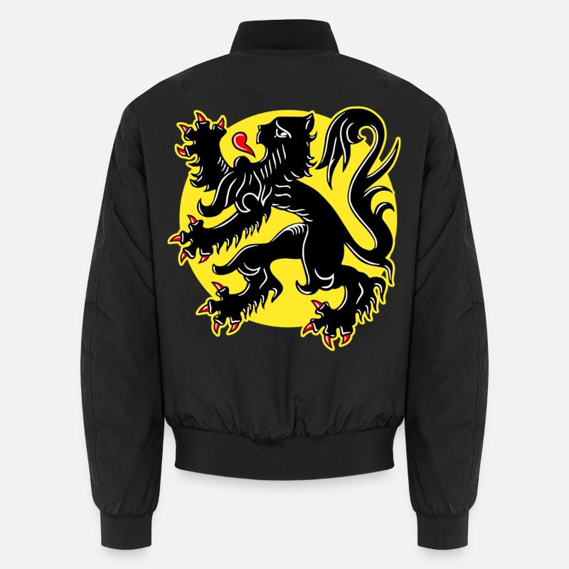 Flandern - Unisex Bomberjacke - Schwarz